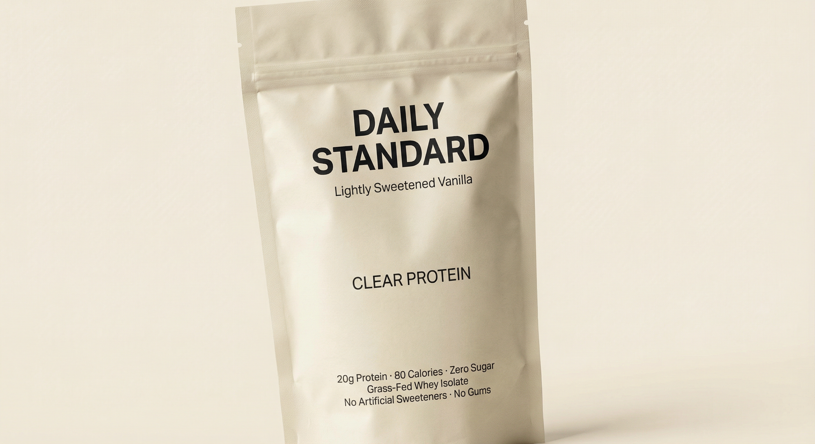 Daily Standard Clear Protein — Lightly Sweetened Vanilla pouch